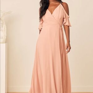 Blush Lulu’s Maxi Wrap Dress